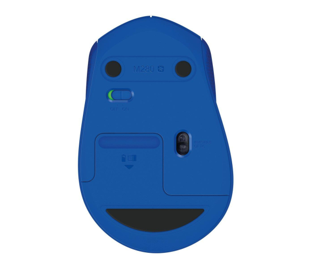 Logitech M280 Wireless Mouse niebieska - 210363 - zdjęcie 5